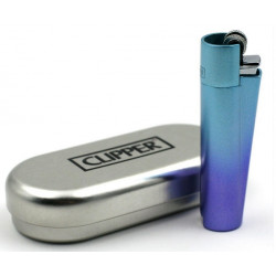 Zapalniczka Clipper Metal Blue Gradient Box