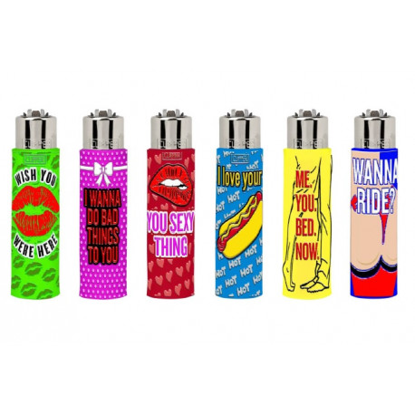 Zapalniczka Clipper Pop Covers Sexy Funny Quotes