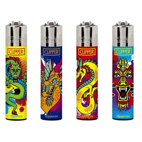 Zapalniczka Clipper Color Dragons