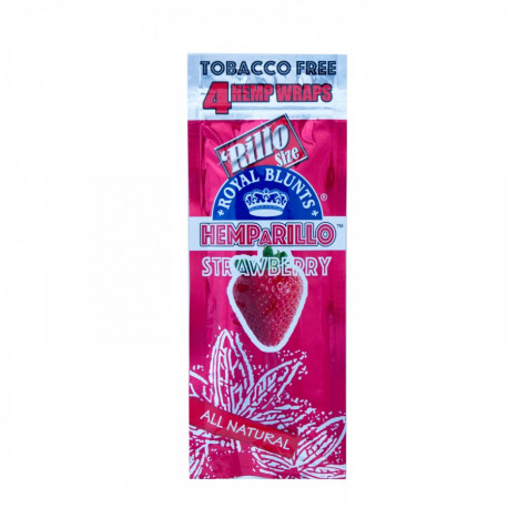 Bibułki Blunt Wrapy Hemparillo Strawberry 4szt