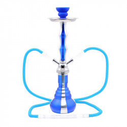 Shisha Atomic Blue Silver 2 węże