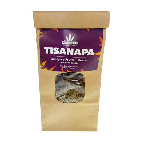 Herbata konopna Tisanapa owoce leśne