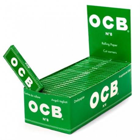 Bibułki OCB zielone box 50 szt
