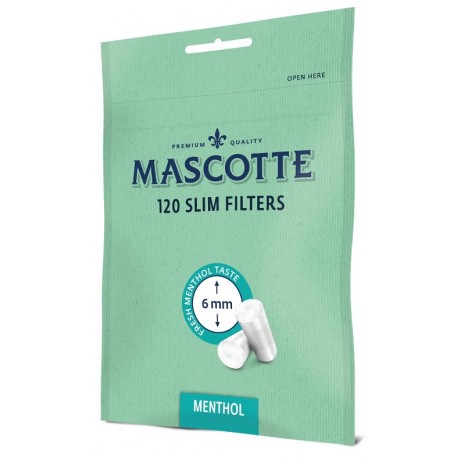 Filtry do papierosów Mascotte slim menthol 120