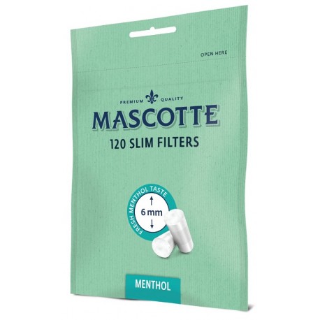 Filtry do papierosów Mascotte slim menthol 120