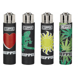 Zapalniczka Clipper Pop Covers Chic Hippie Black