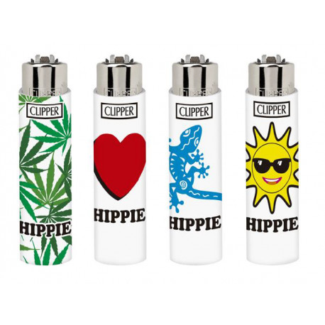 Zapalniczka Clipper Pop Covers Chic Hippie White