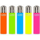 Zapalniczka Clipper Solid Fluo Assorted