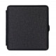 Papierośnica etui metalowo materiałowa black 06316