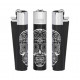 Zapalniczka Clipper Metal Mexican Skulls Silver