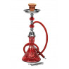 Shisha Fajka 1 wąż Kair 43cm Czerwona