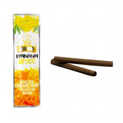 Bibułki Blunt Wrapy True Hemp Banana 2szt