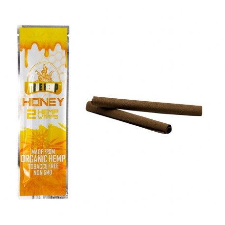 Bibułki Blunt Wrapy True Hemp Honey 2szt