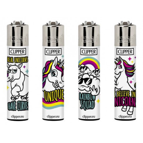 Zapalniczka Clipper Unicorn Rainbow