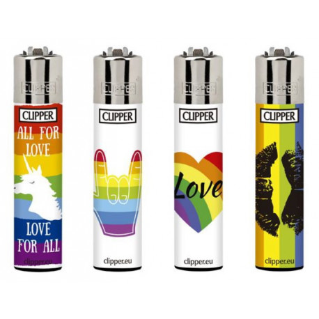 Zapalniczka Clipper Love Rainbow