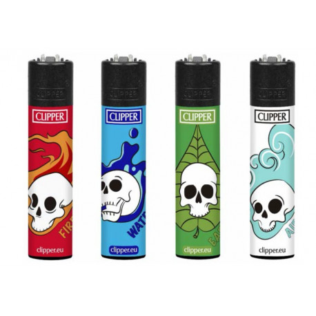 Zapalniczka Clipper Element Skulls