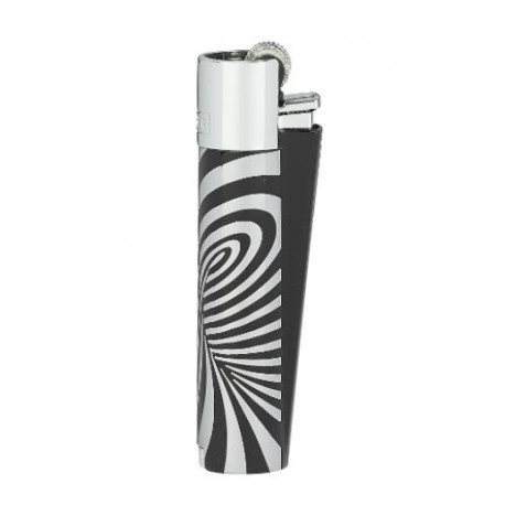 Zapalniczka Clipper Metal Psychodelic Silver srebr