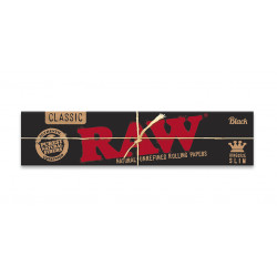 Bibułki bletki RAW BLACK King Size Slim