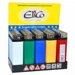 Zapalniczka krzesiwowa Elico mix kolor 25szt BOX