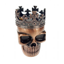 Młynek Grinder Crusher King Skull 3cz miedziany