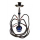 Shisha Fajka czarna 4 węże 53cm