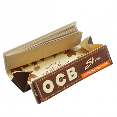 Bibułki bletki OCB Virgin Brown + filtry ROLL KIT