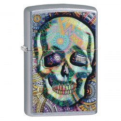 Zapalniczka Zippo benzynowa Geometric Skull design