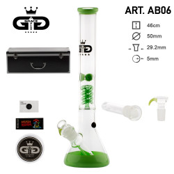 Bongo Fajka wodna Kuferek Grace Glass Green Box 46