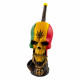 Lufka Rasta Skull Pipe L 18cm