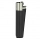 Zapalniczka Clipper Metal Black&Silver czarna