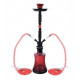 Shisha Big Mike czerwona 2 węże 58cm