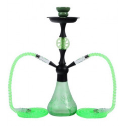 Shisha Tree 2 węże 44cm zielona