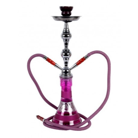 Shisha Basic fiolet 2 węże 50cm