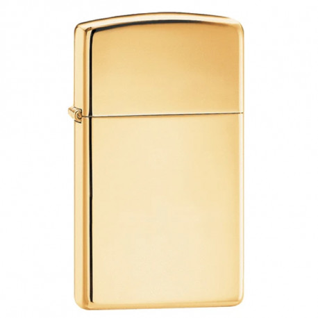 Zippo Slim Brass High Polished