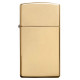 Zippo Slim Brass High Polished