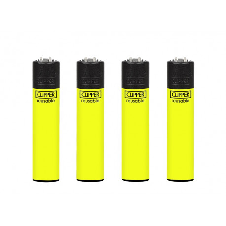 Zapalniczka Clipper Yellow Fluo