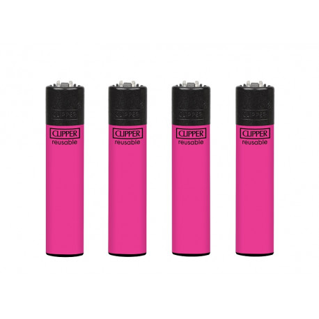 Zapalniczka Clipper Pink Fluo