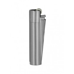 Zapalniczka Clipper Metal Carbon Silver