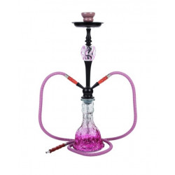 Shisha Magic 55cm 2 wężę róż