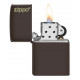 Zippo Logo Brown