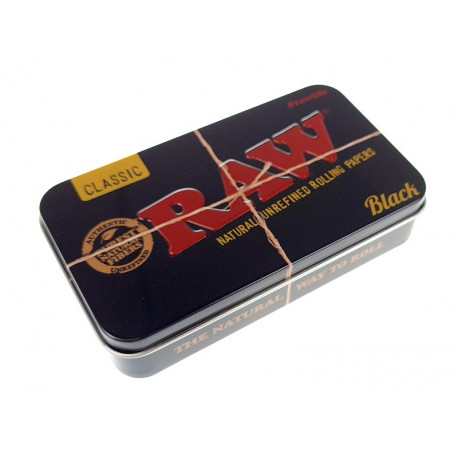 Etui Raw black tin RAW15