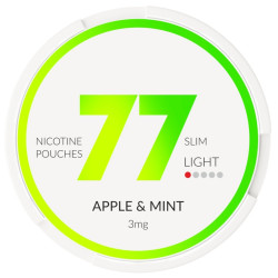 Saszetka nikotynowa 77 Apple Mint 3mg