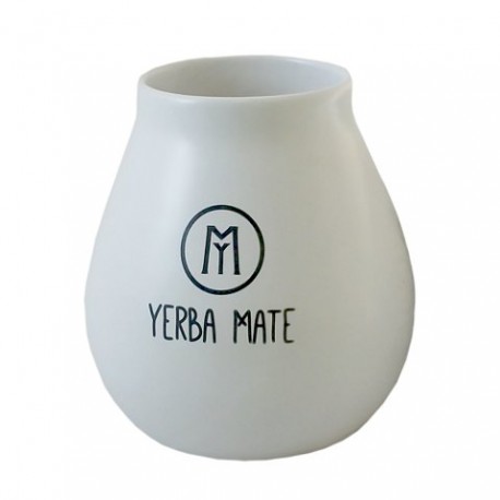 Białe z logo do Yerba Mate