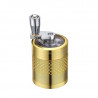 Młynek metalowy z korbką 4cm 4 cz złoty