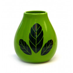 Matero ceramiczne Luka Hoja Green