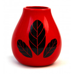Matero ceramiczne Luka Hoja Red
