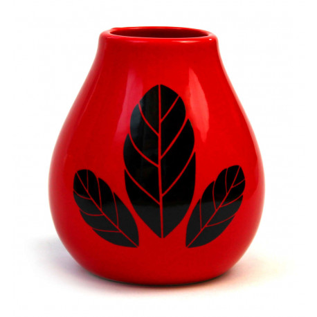 Matero ceramiczne Luka Hoja Red