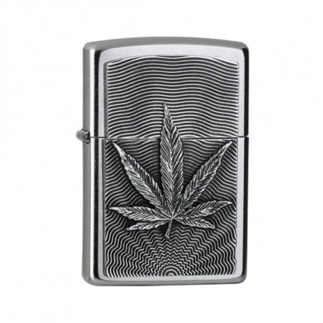 Zippo Hemp Leaf Emblem